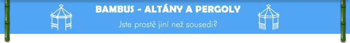 Altán z bambusu