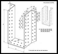 tesařský třmen, s vysokou únosností třmen tesařský