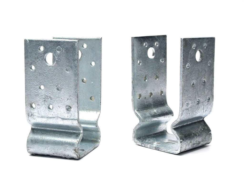 Patka na beton U s prolisem, žárový zinek Patka na beton, tvar U s prolisem, žárový zinek