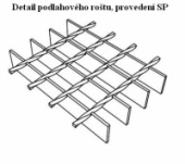 podlahový rošt ocelový rošt sp330, černý