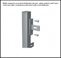 sloupek z jeklu zinkovaný sloupek z jacklu