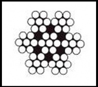 nerez lano din_3055_7x7 nerezové lanko dle DIN 3055