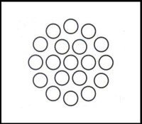 lano DIN 3053 jednopramenné lanko