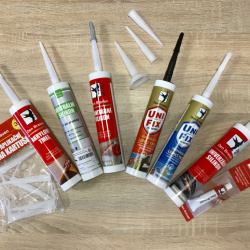 Silikony a tmely - rozdíly, použití, typy