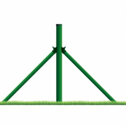 Jak instalovat plotovou vzpěru na sloupek