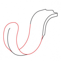 Řezná hrana - detail Řezná hrana - detail