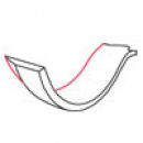 Řezná hrana - detail Řezná hrana - detail