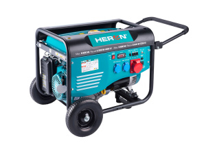 Elektrocentrála benzínová 15 HP / 6,8 kW (400 V), 5,5 kW (230 V), HERON  Elektrocentrála benzínová 15 HP / 6,8 kW (400 V), 5,5 kW (230 V), HERON