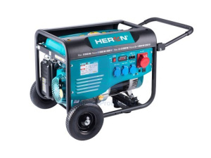 Elektrocentrála benzínová 13 HP / 5,5 kW (400 V), 2x2,2 kW (230 V), HERON  Elektrocentrála benzínová 13 HP / 5,5 kW (400 V), 2x2,2 kW (230 V), HERON