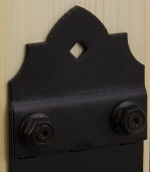 ozdobné prvky trámů tesařská spojka černá