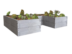 Plastový vyvýšený záhon Plastový vyvýšený záhon