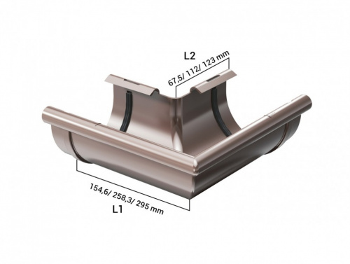Roh žlabu vnější Roh žlabu vnější