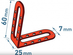 Rozměry rohových profilů Rozměry rohových profilů
