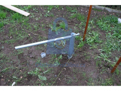 Ukázka instalace zemních vrutů Ukázka instalace zemních vrutů