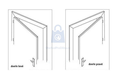 Pravé / levé dveře