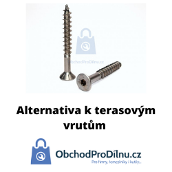 Levná alternativa terasových vrutů