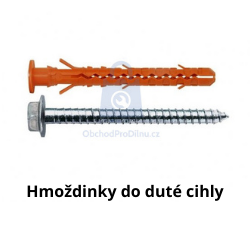 Hmoždinky do dutých cihel