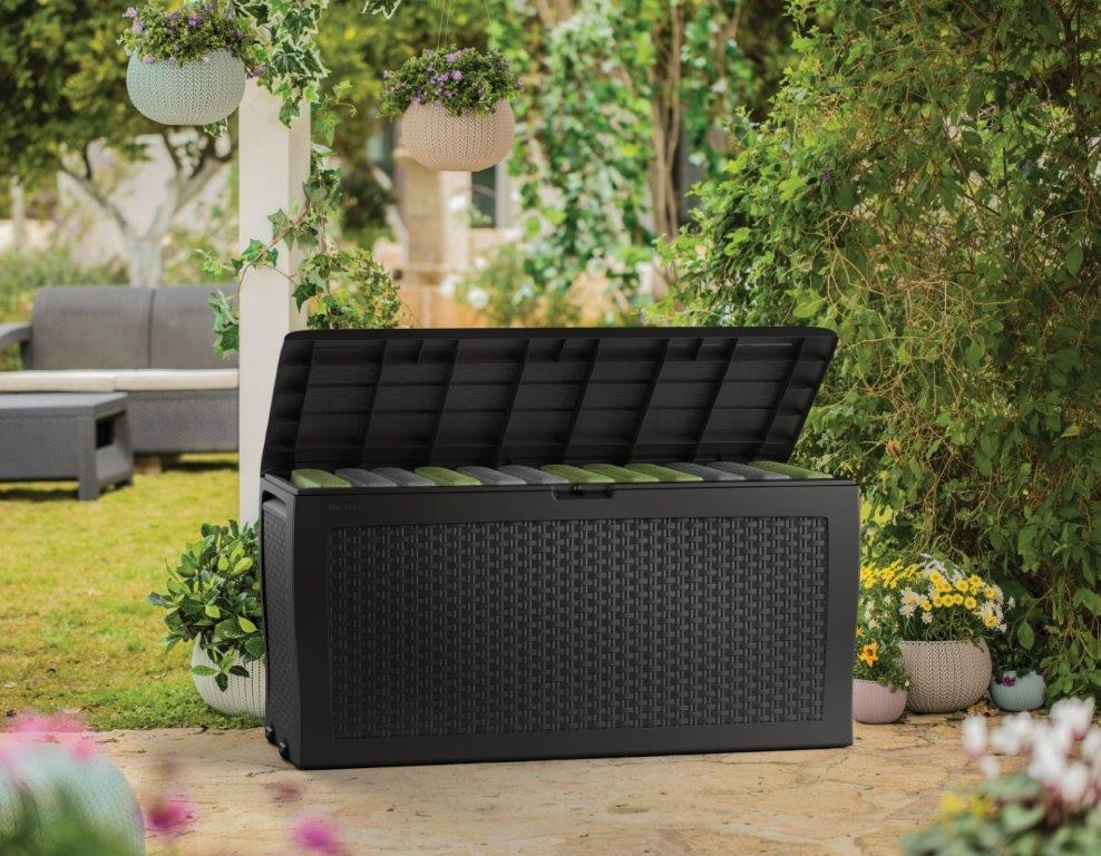 Zahradní úložný box Keter Samoa Rattan 270 l v barevných variantách