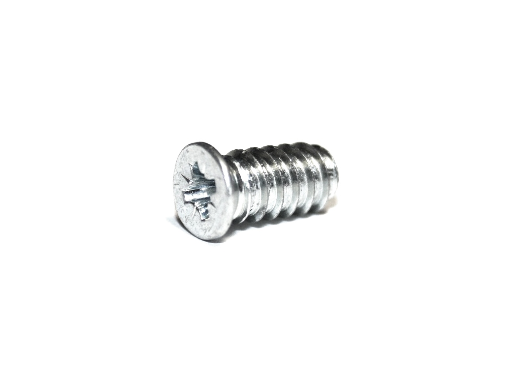 Eurovrut so zápustnou hlavou 9 mm, drážka PZ, biely zinok