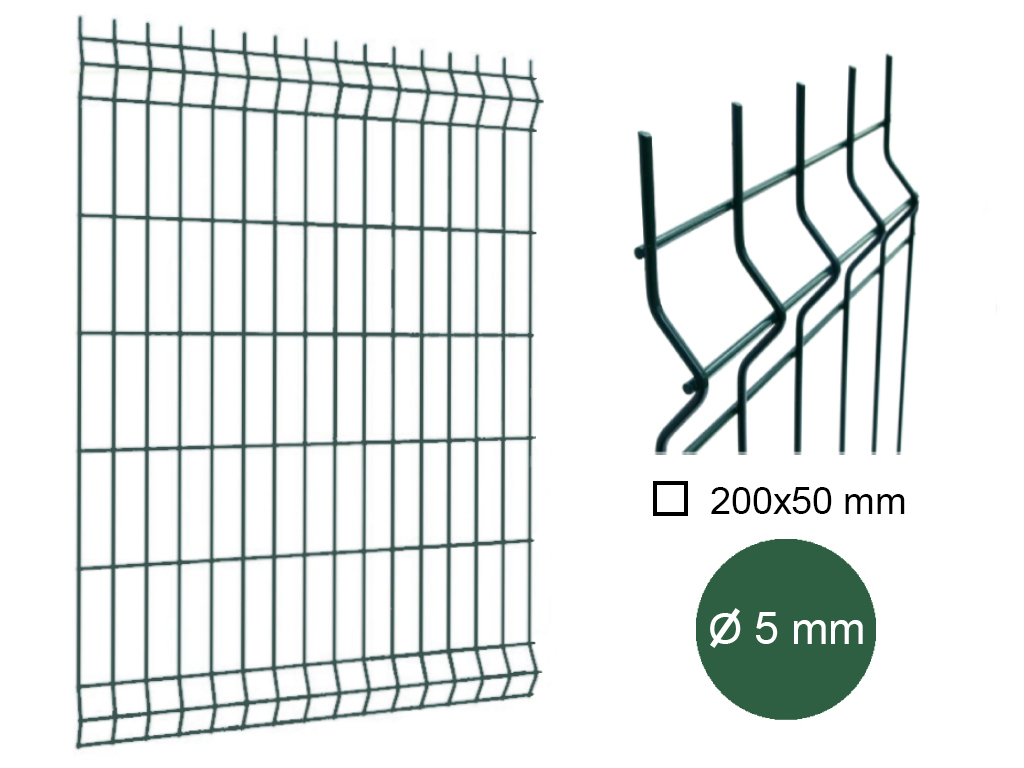 Dielec plotový PILOFOR CLASSIC, drôt 5 mm, zelený