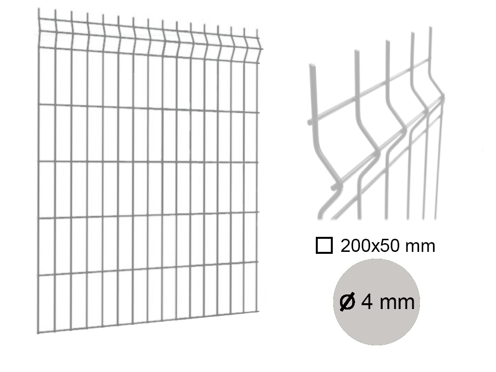 Dielec plotový PILOFOR LIGHT, drôt 4 mm, pozinkovaný