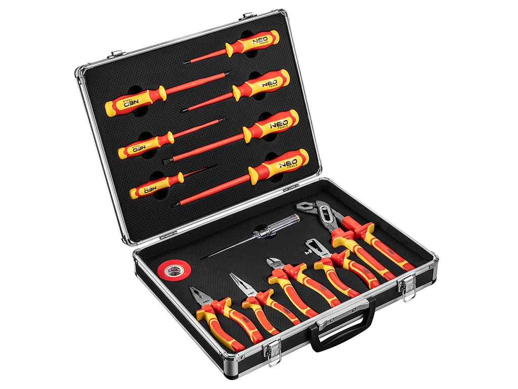 Súprava elektr. náradie, 1000V, NEO tools