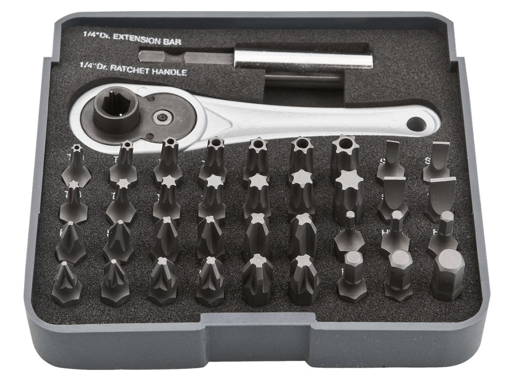 Sada bitů s ráčnou 1/4", NEO tools