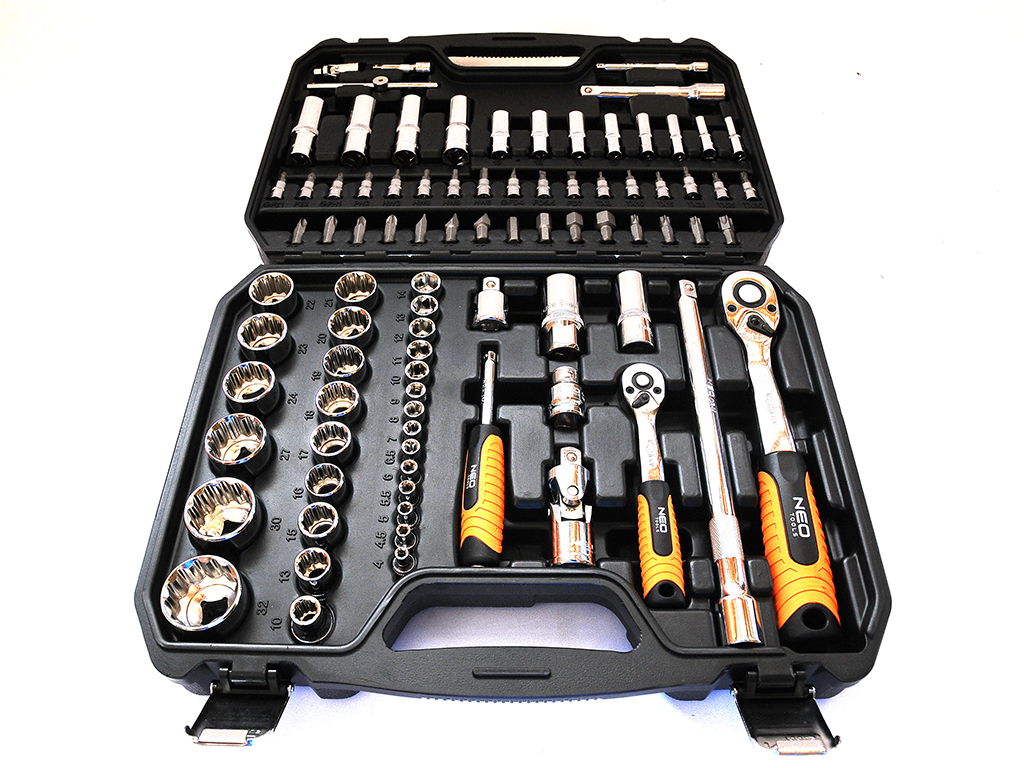 Gola sada 1/4" a 1/2", 86 dielov, NEO tools