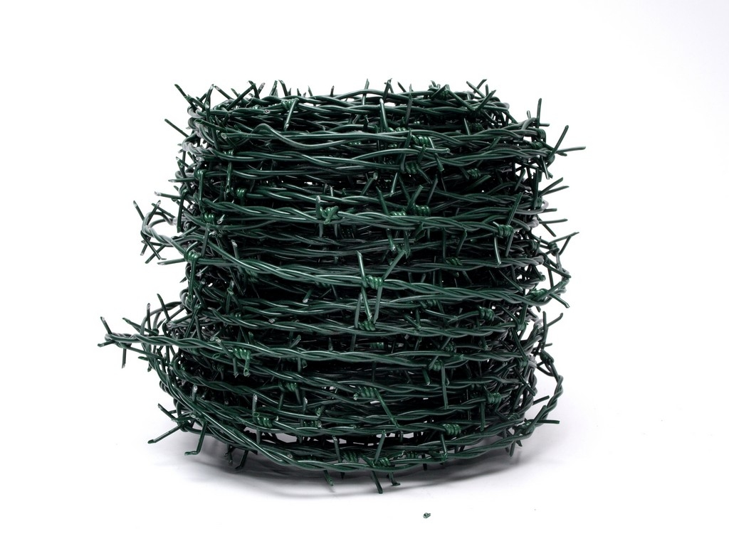 Drôt ostnatý potiahnutý PVC (zelená farba), PN 04/99