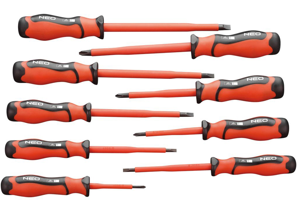 Sada elektrikárskych skrutkovačov, NEO tools