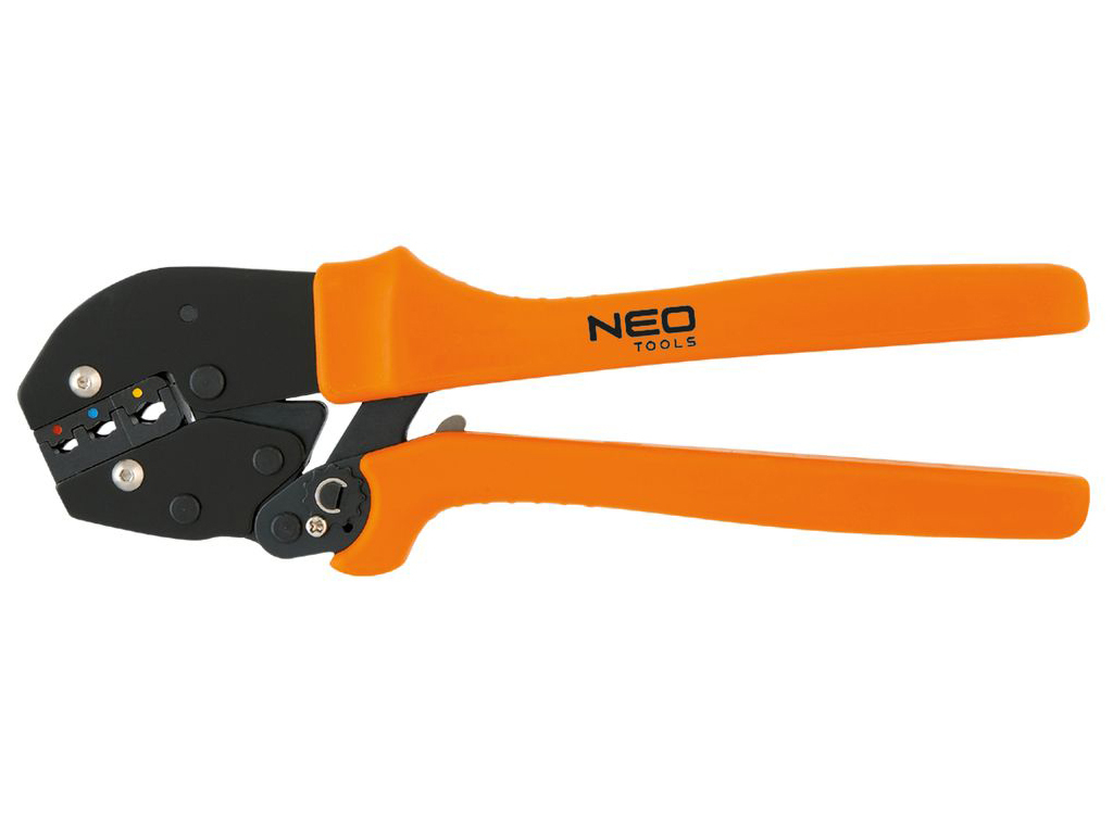 Kliešte lisovacie na konektory 22-10AWG 52-57HRC NEO tools