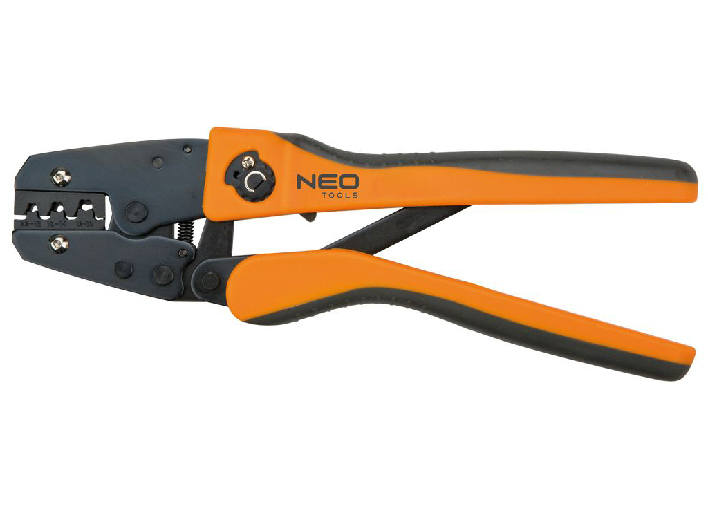 Kliešte lisovacie na konektory 22-10AWG 48-52HRC NEO