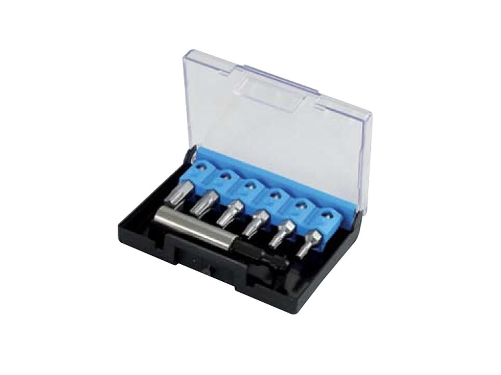 Sada TORX bitov s magnetickým držiakom, 6 dielov, Narex