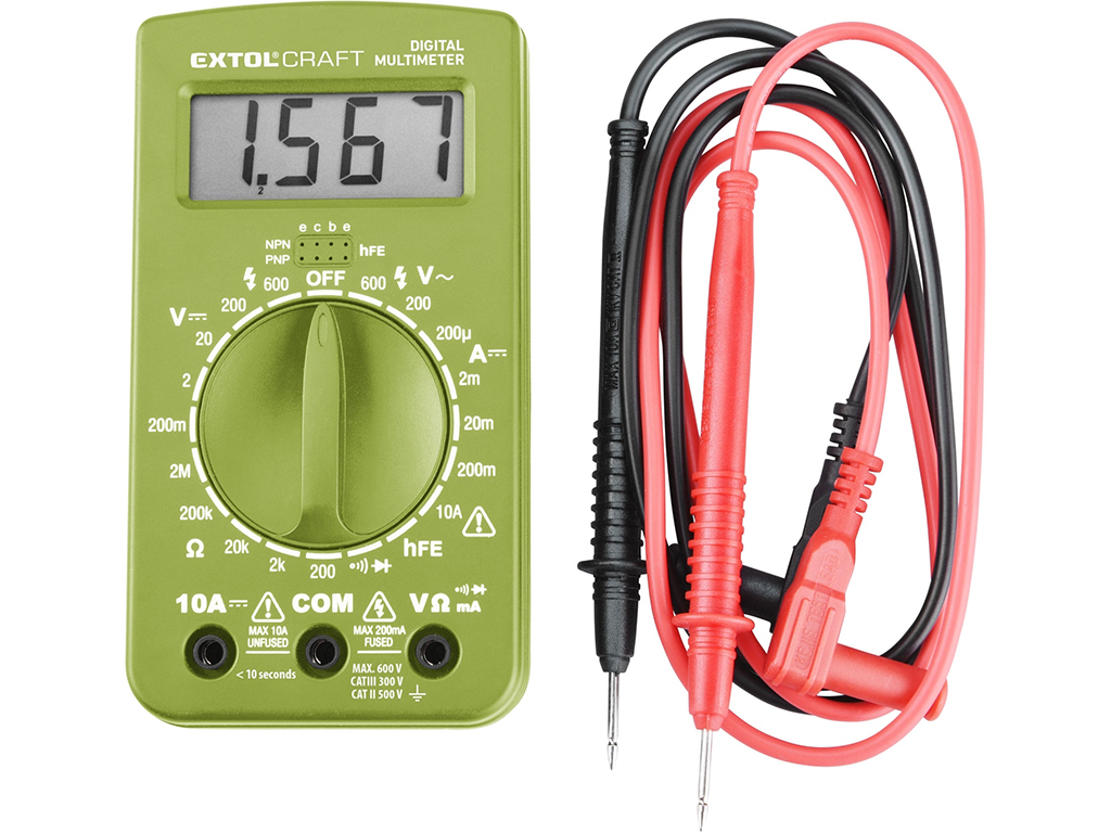 Multimeter digitálny (U, I, R), EXTOL CRAFT