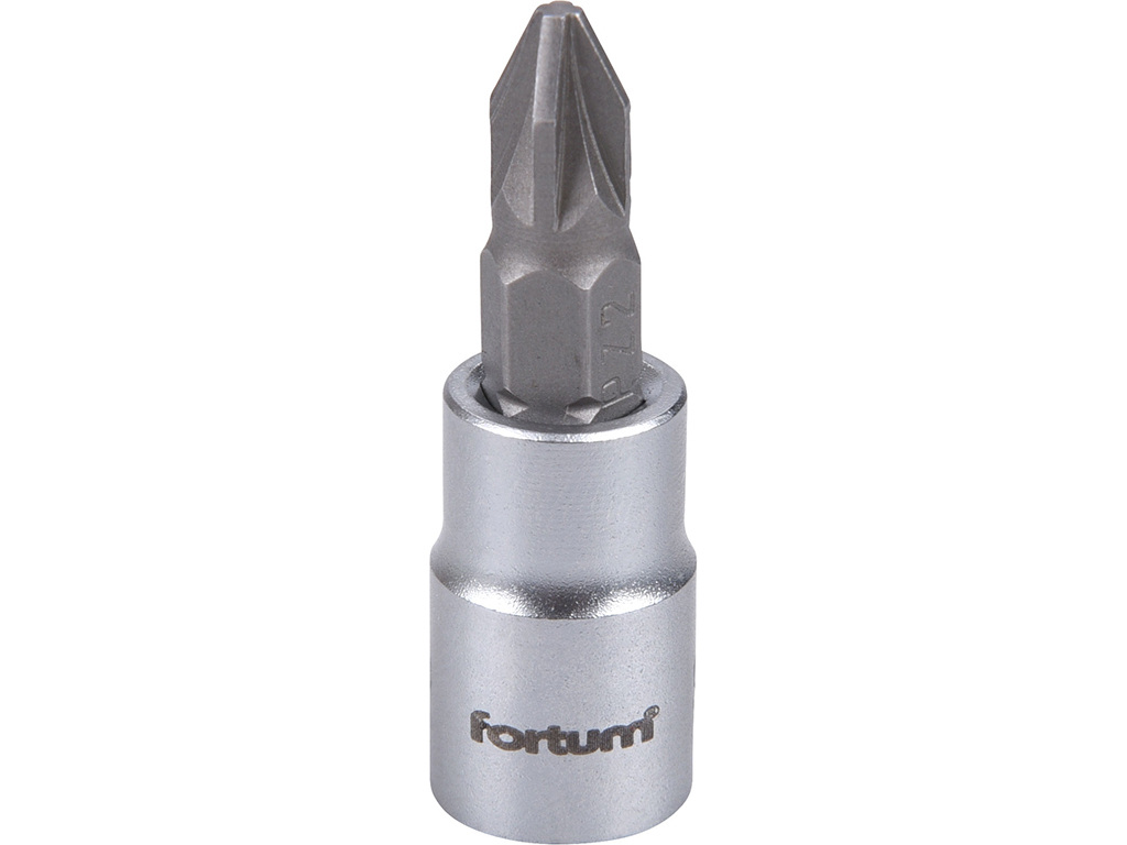 Hlavica zástrčná 1/4", krížová PZ drážka, FORTUM