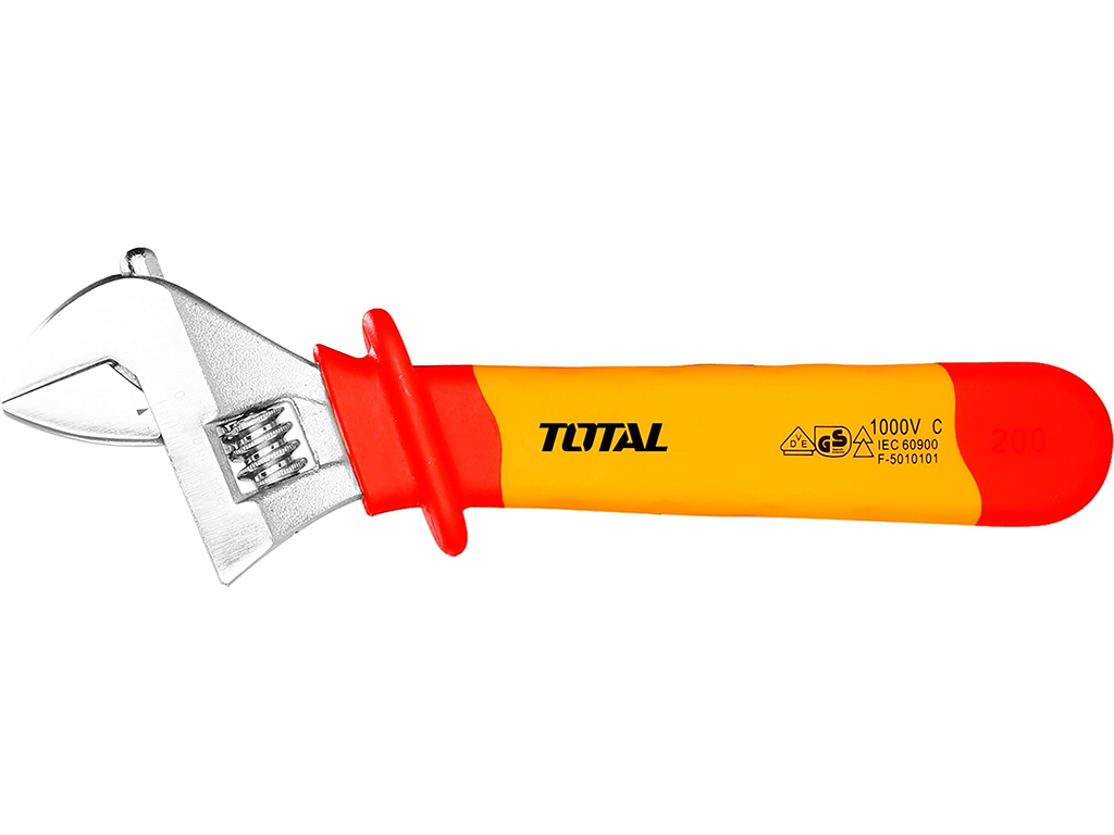 Elektrikářský klíč nastavitelný, industrial, 1000V, TOTAL