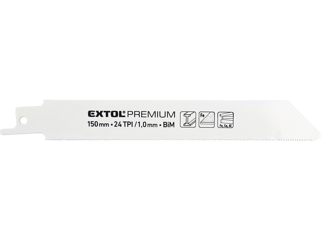 Plátky do píly chvosty 3 ks, čistý rez, BiMetal, EXTOL PREMIUM