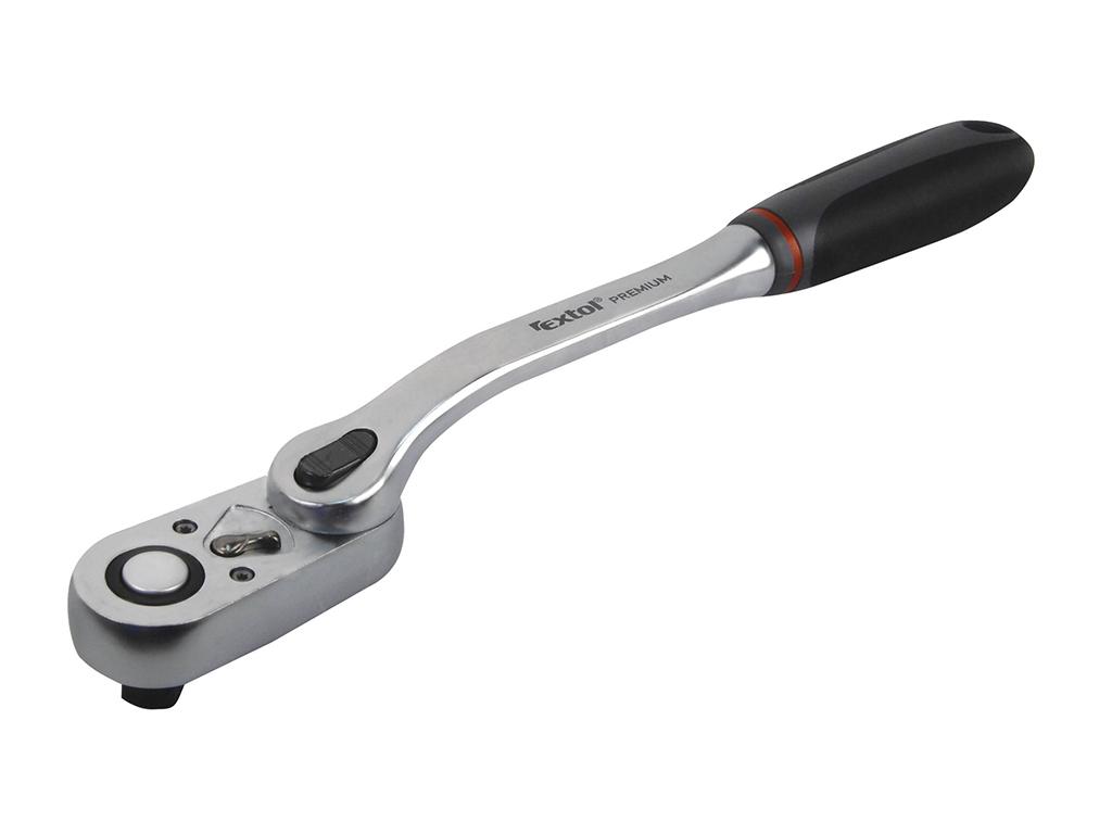 Račňa 1/2", tvarovaná s kĺbom, 48 zubov, EXTOL PREMIUM