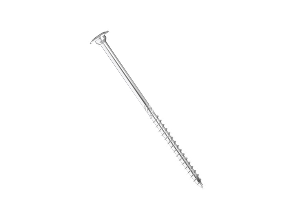 Skrutka pre drevostavby ROTHOBLAAS TBS, tanierová hlava, TORX, zinok biely