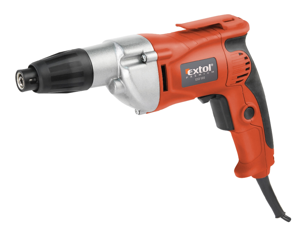 Skrutkovač elektrický, 1/4", 500 W, EXTOL PREMIUM