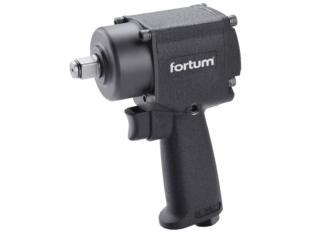 Uťahovák rázový pneumatický, mini, 1/2", 610 Nm, FORTUM