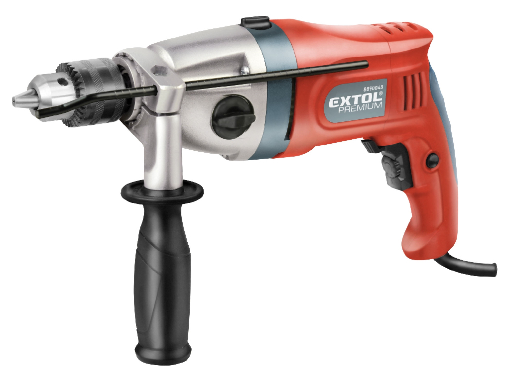 Vŕtačka s príklepom, 1100 W, EXTOL PREMIUM