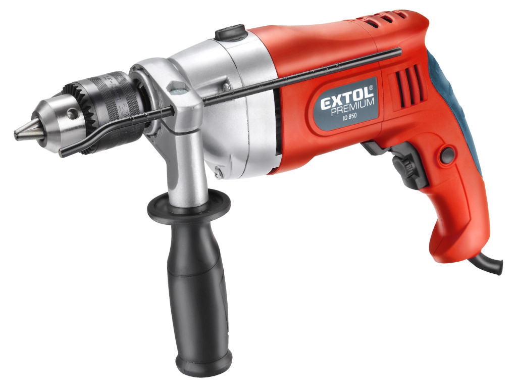 Vŕtačka s príklepom, 850 W, EXTOL PREMIUM