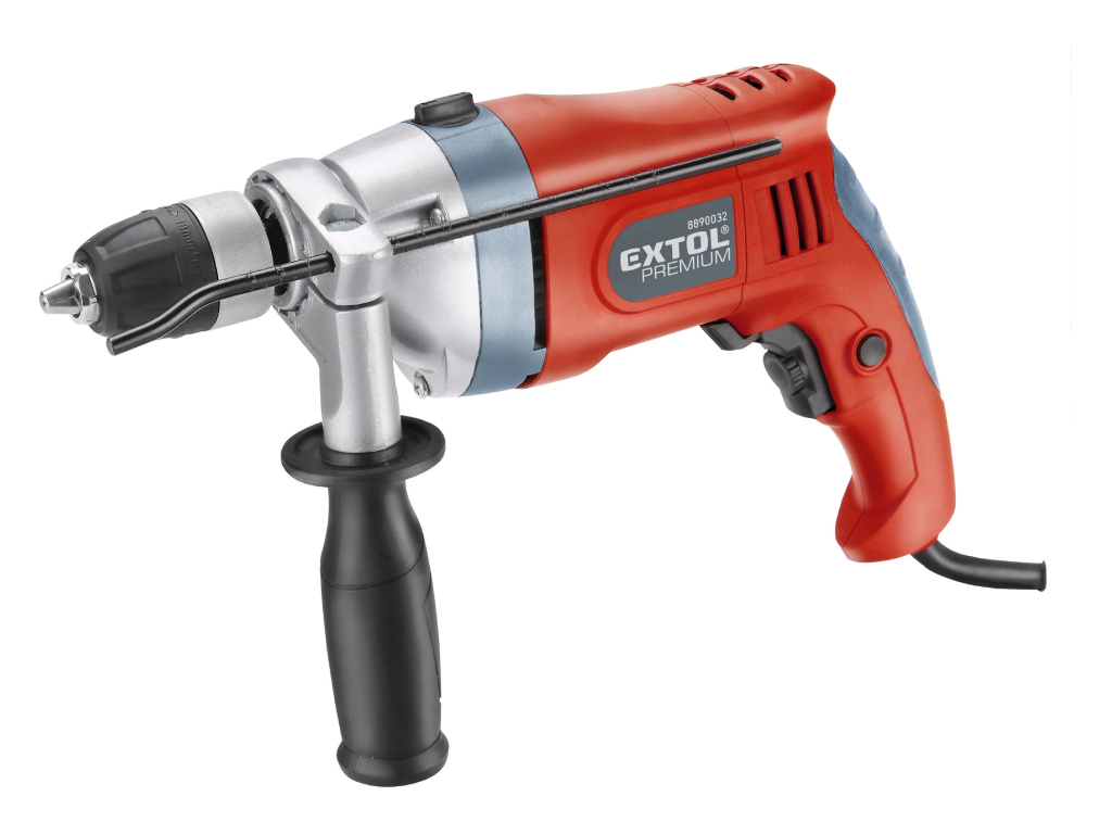 Vŕtačka s príklepom, Click-Lock skľučovadlo, 850 W, EXTOL PREMIUM