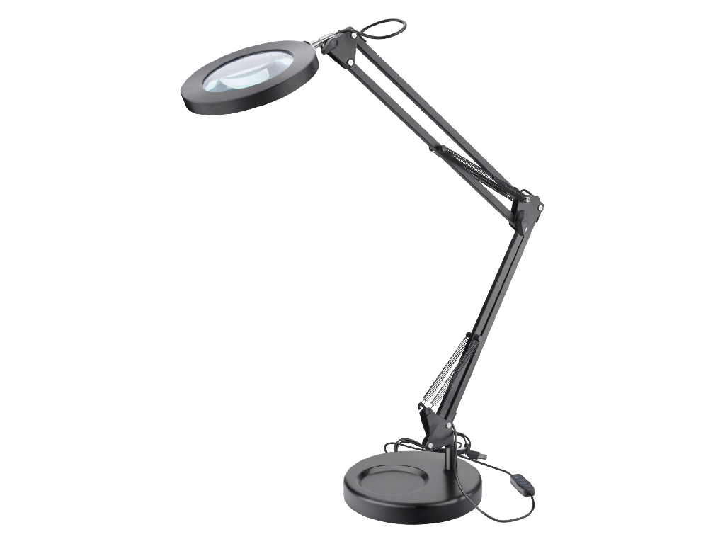 Lampa stolná s lupou, USB napájanie, EXTOL LIGHT