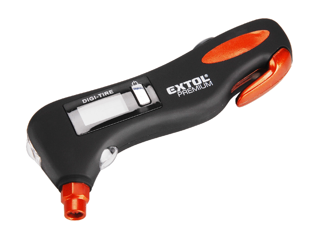 Pneumerač digitálny EMERGENCY 5v1, EXTOL PREMIUM