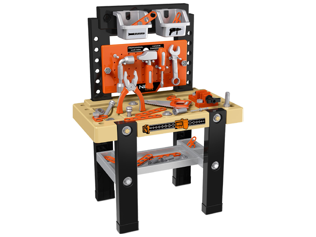 Stôl pracovný s náradím pre deti, 56 dielikov, NEO tools