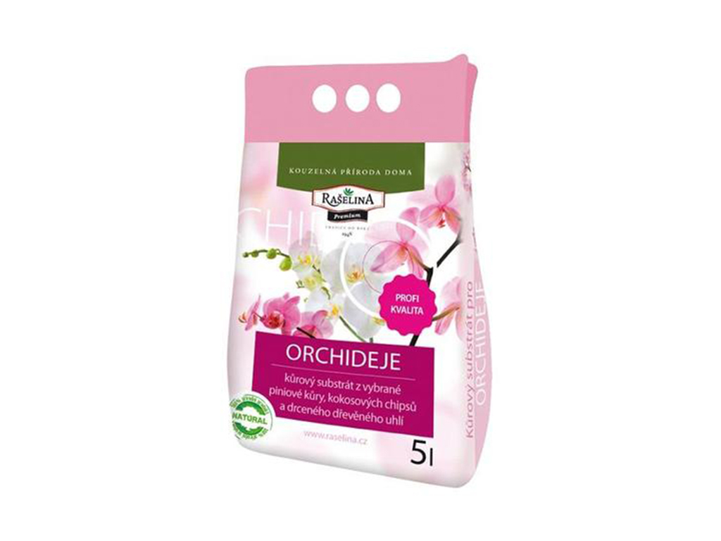 Substrát kôrový, pre orchidey, Premium