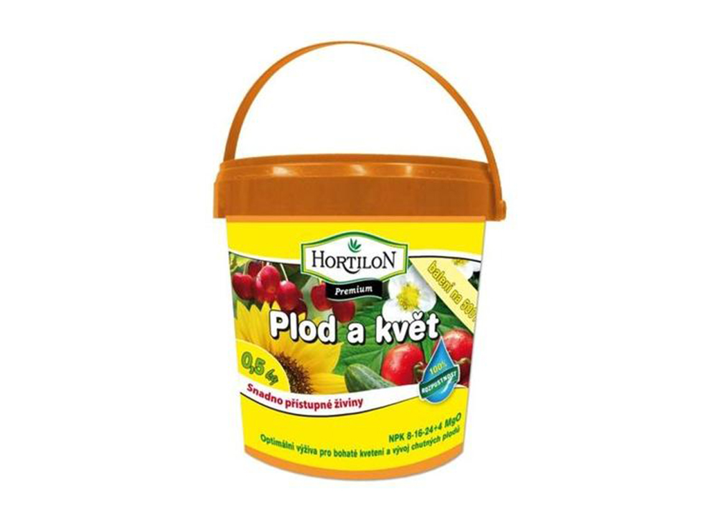 Hnojivo kryštalické, vodorozpustné, Plod a kvet, Hortilon