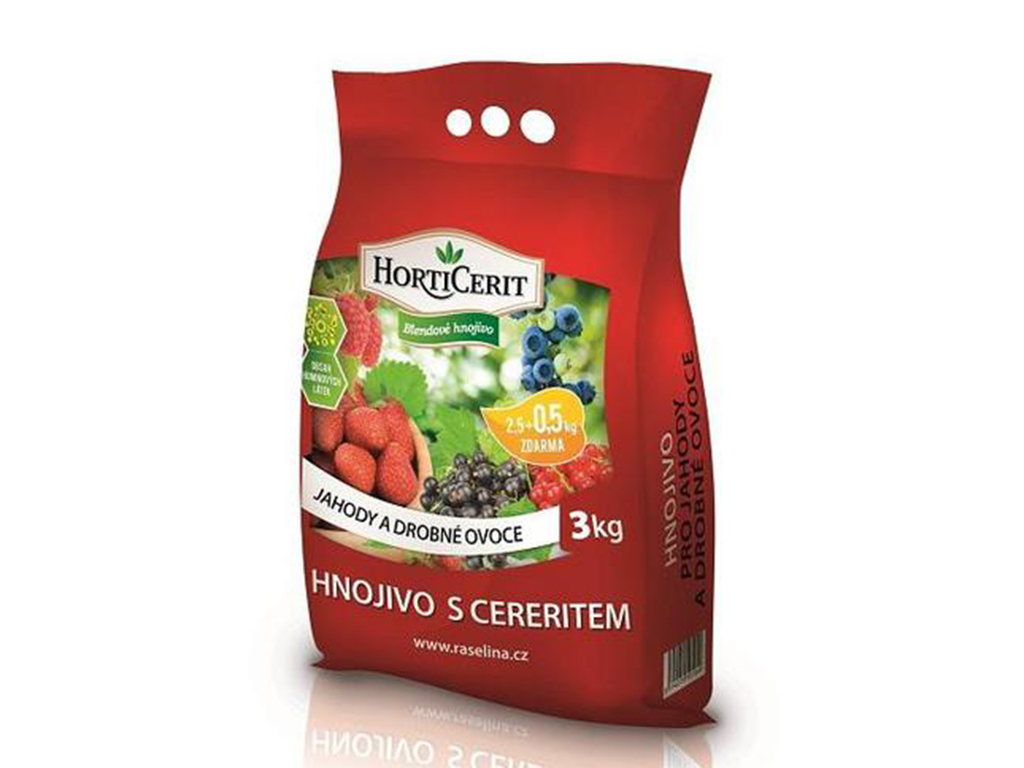 Hnojivo pre jahody a drobné ovocie, HortiCerit